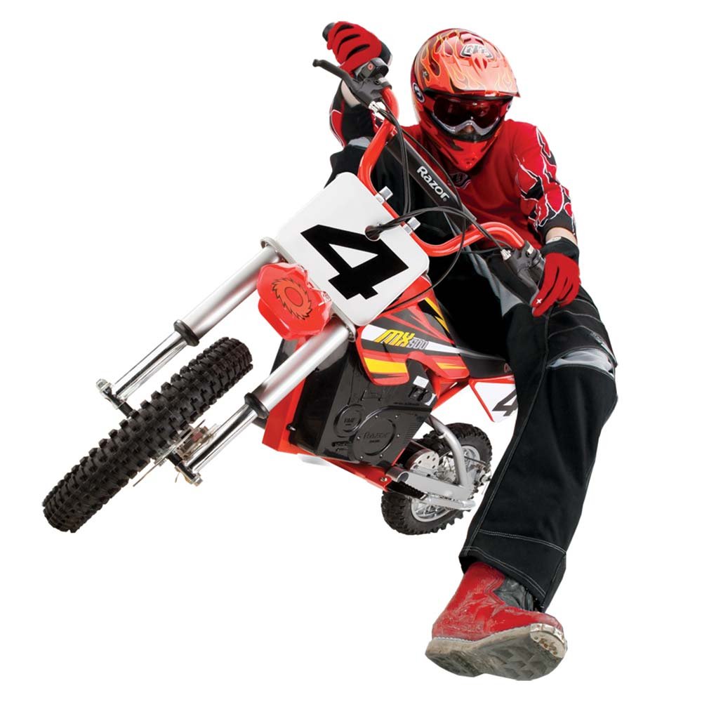 Razor MX500 Dirt Rocket Electric Bike - Red - Image 4