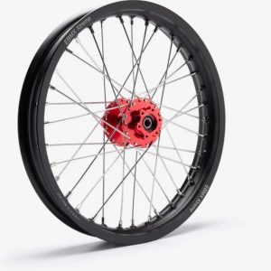 EBMX REAR ALLOY 7000 SERIES WHEELS 18INCH FOR LIGHT BEE BLACK & RED